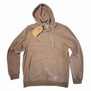 NWT Avalanche Men's Medium Brown Hoodie Sweatshirt Casual Outdoor Activewear
